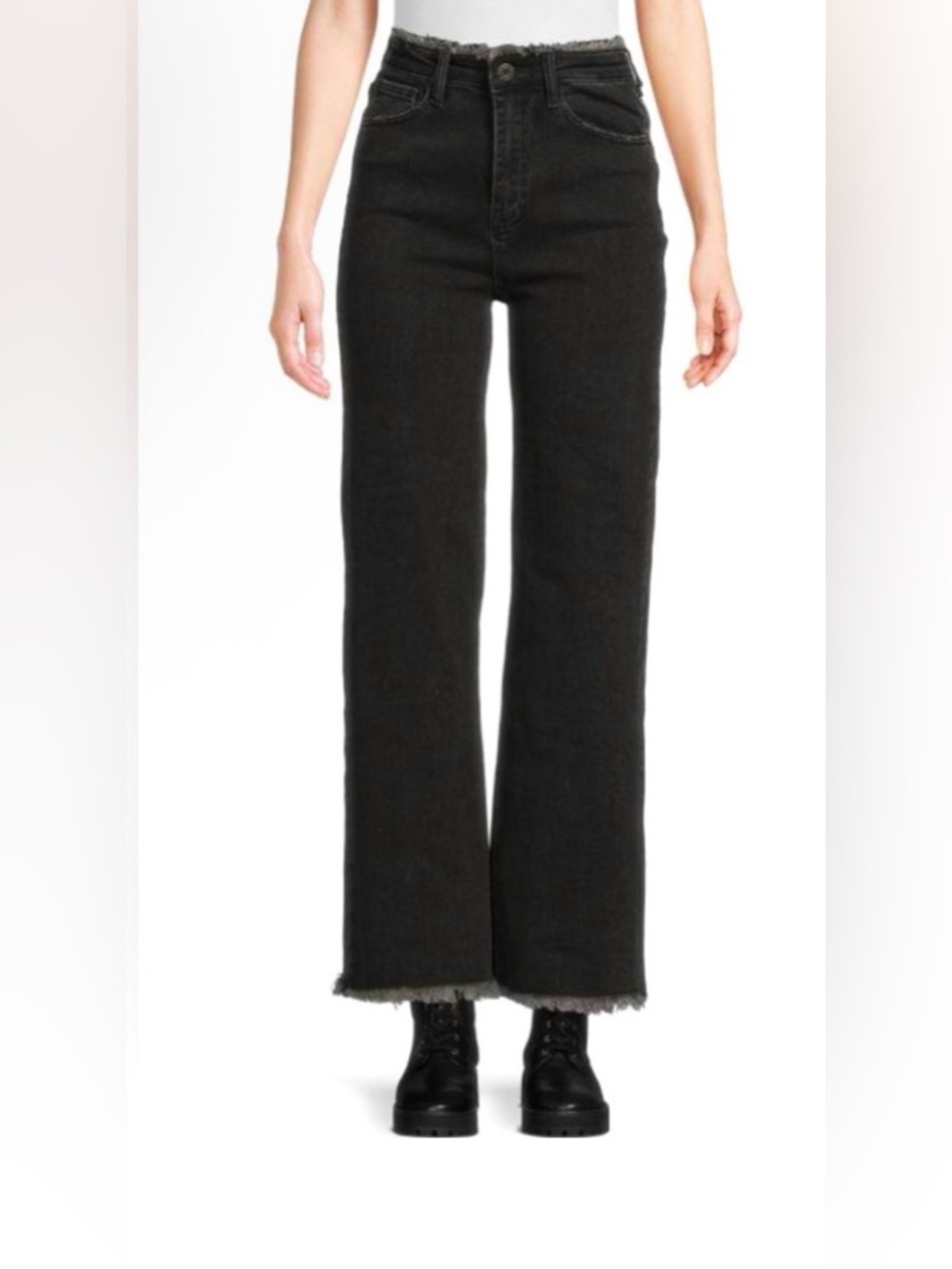 Etienne Marcel High Waisted Frayed Soft Denim NWT Sz 29